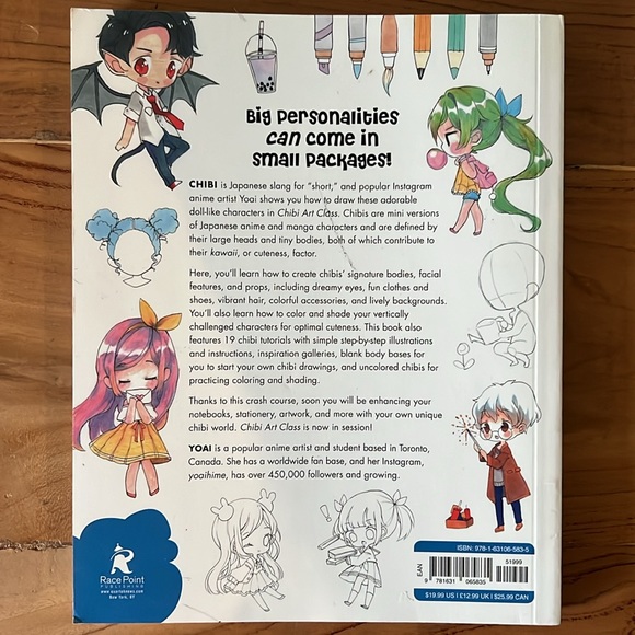 Chibi Art Class - A Complete Course in Drawing Chibi Cuties & Beasties by Yoai - Picture 2 of 5